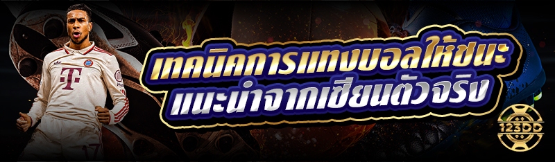 เทคนิคการแทงบอลให้ชนะ แนะนำจากเซียนตัวจริง