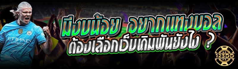 มีงบน้อย อยากแทงบอล ต้องเลือกเว็บเดิมพันยังไง ?