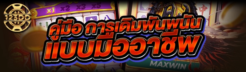 คู่มือ การเดิมพันเกมพนัน แบบมืออาชีพ