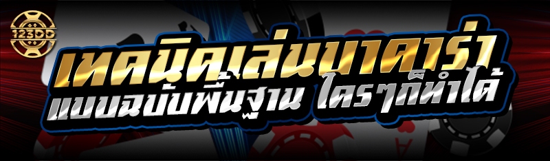 เทคนิคเล่นบาคาร่า แบบฉบับพื้นฐาน ใครๆก็ทำได้